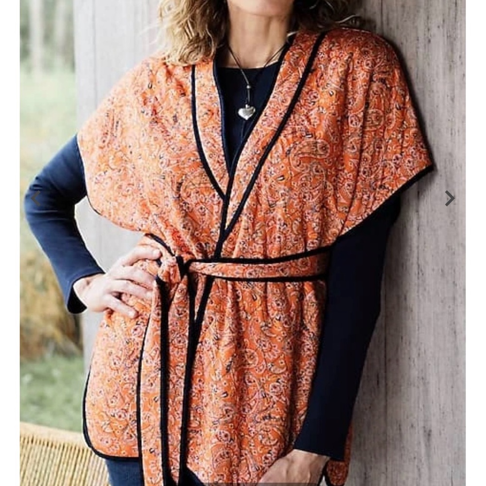 JJill NWT Belted Ruana